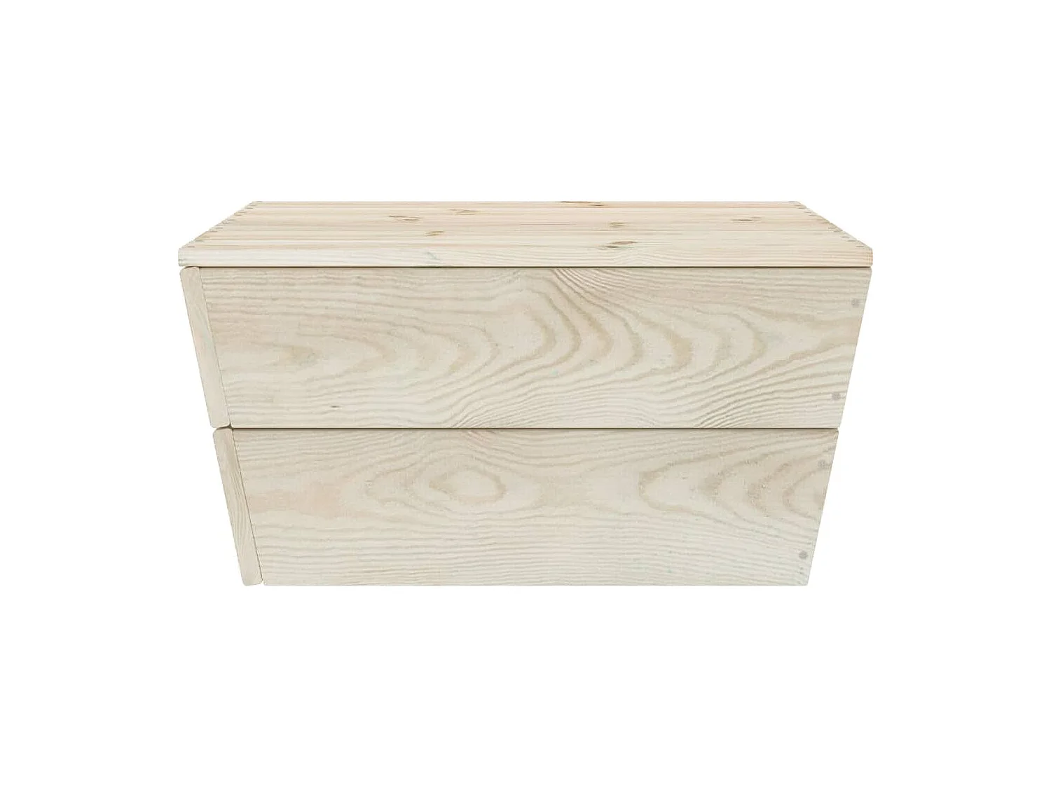 Salon de jardin palette 6 pcs avec coussins bois d'épicéa