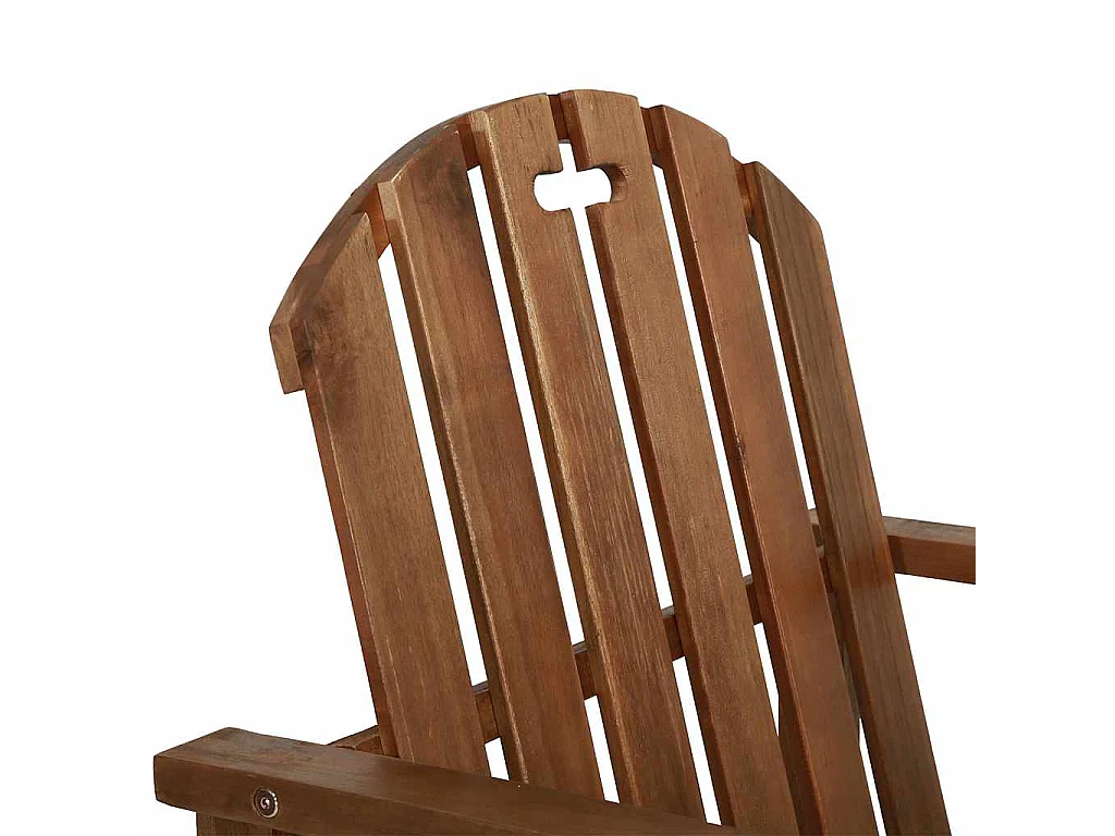 4-delige Loungeset massief acaciahout