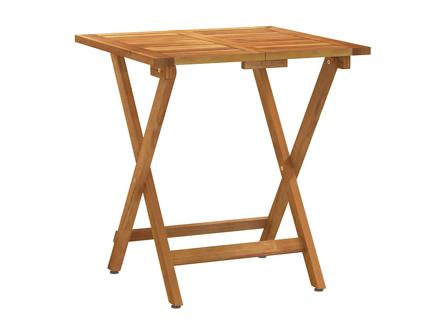 Ensemble de bistro pliable 3 pcs bois d'acacia solide