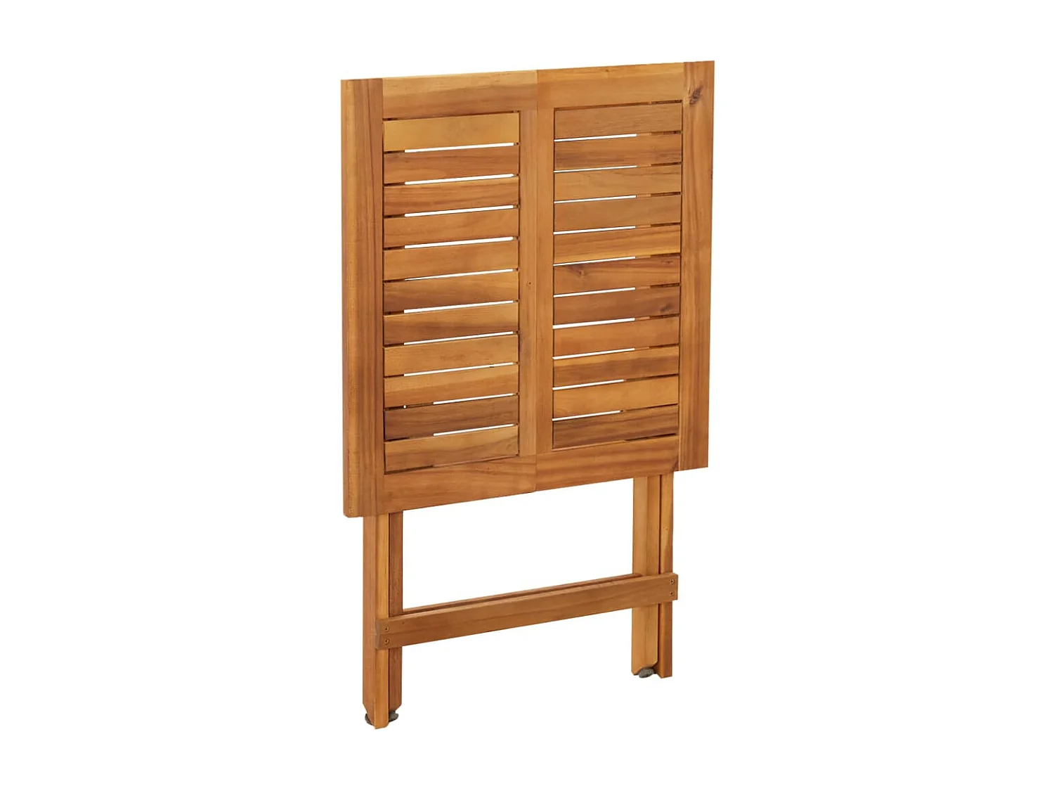 Ensemble de bistro pliable 3 pcs bois d'acacia solide