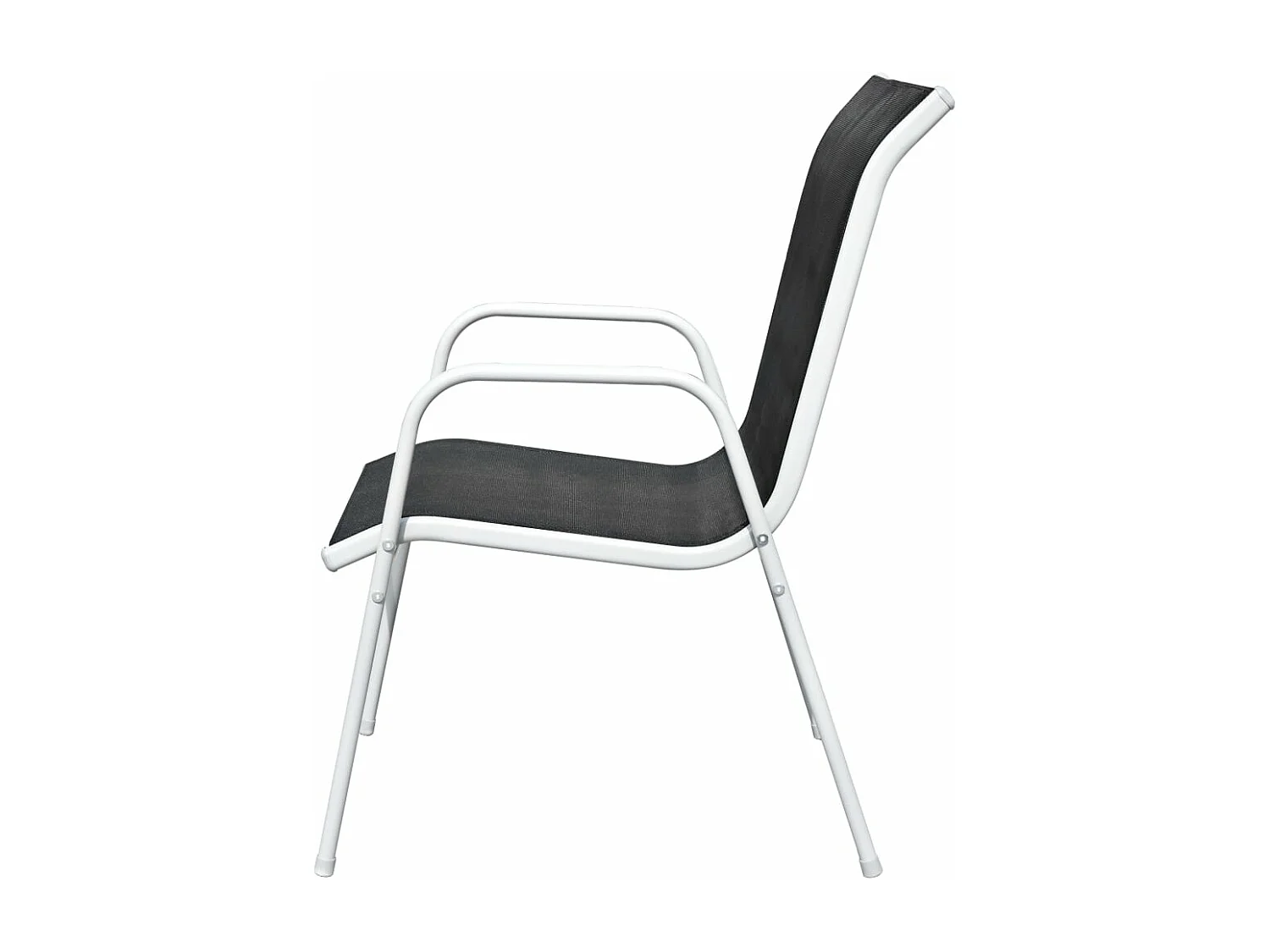 Ensemble de bistro 3 pcs Acier Noir