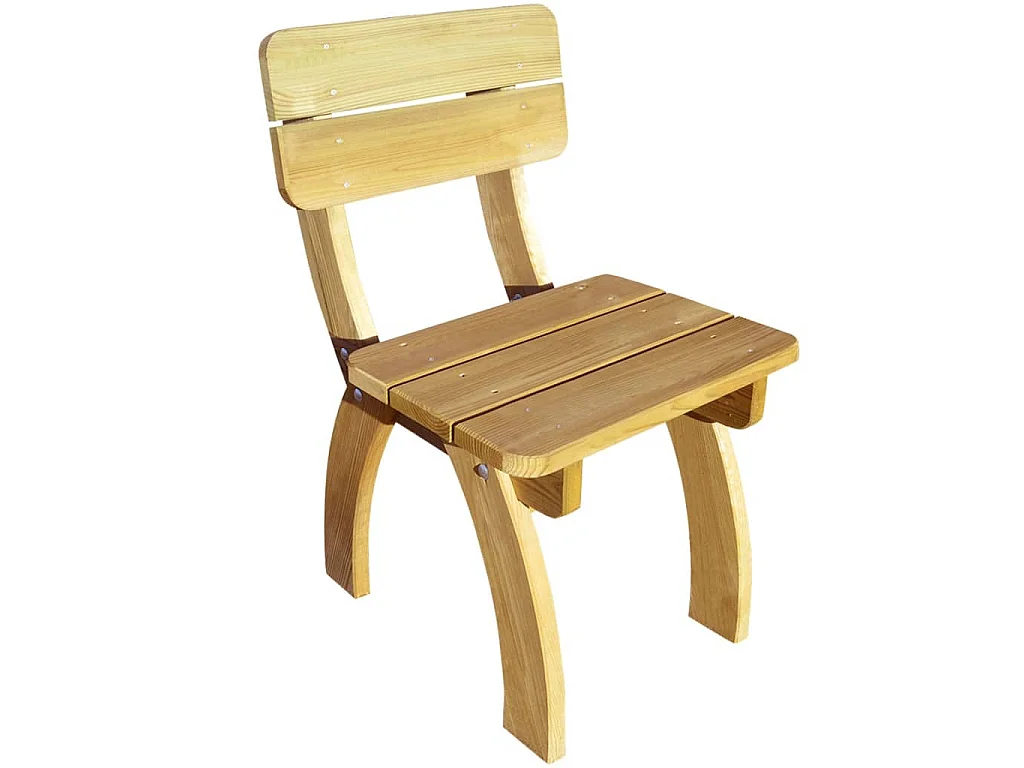 Set da Pranzo da Giardino 5 pz in Legno di Pino Impregnato