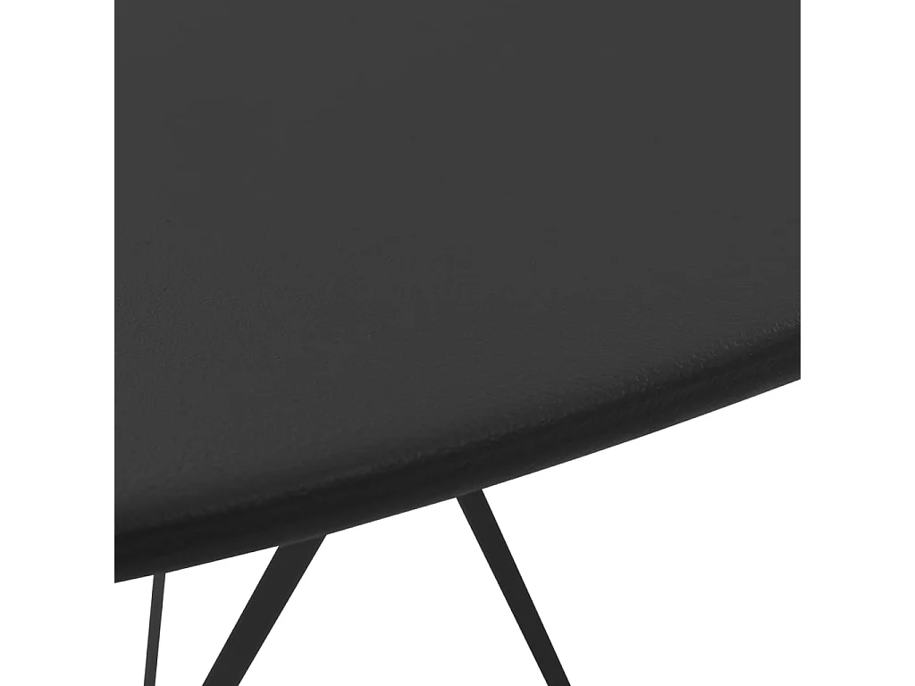 3-tlg. Bistro-Set Stahl Schwarz