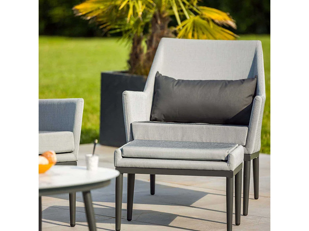 Salon de jardin en aluminium 6 personnes Cabrera