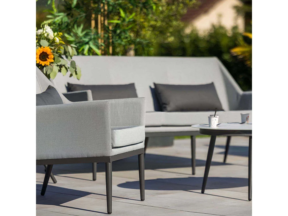 Salon de jardin en aluminium 6 personnes Cabrera