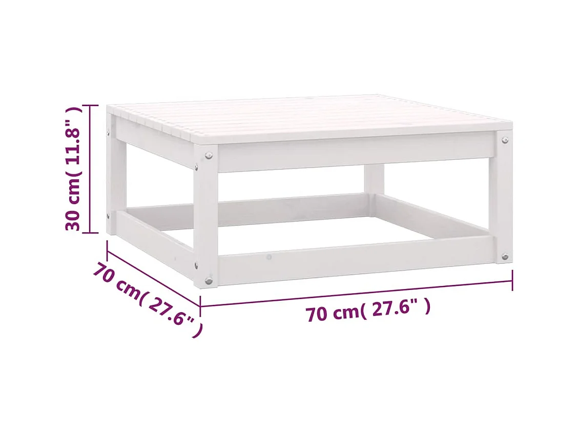 6-tlg. Garten-Lounge-Set mit Kissen Kiefer Massivholz