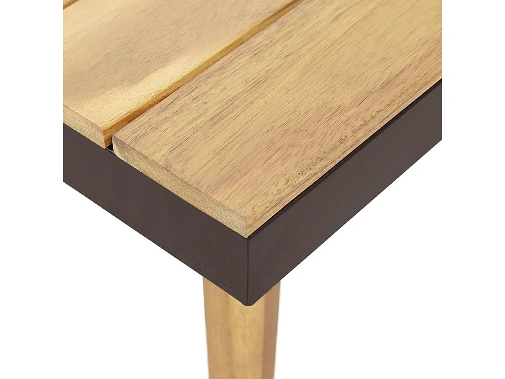 8-tlg. Garten-Lounge-Set mit Kissen Massivholz Akazie