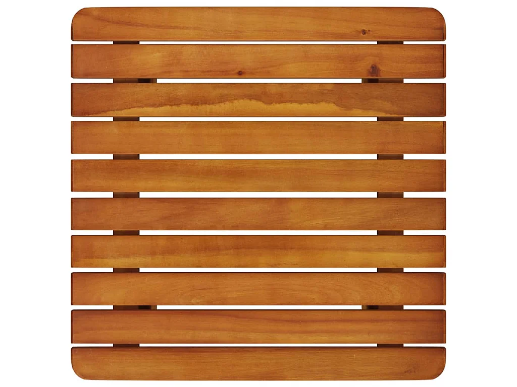 Juego de bistró 3 piezas madera maciza de acacia