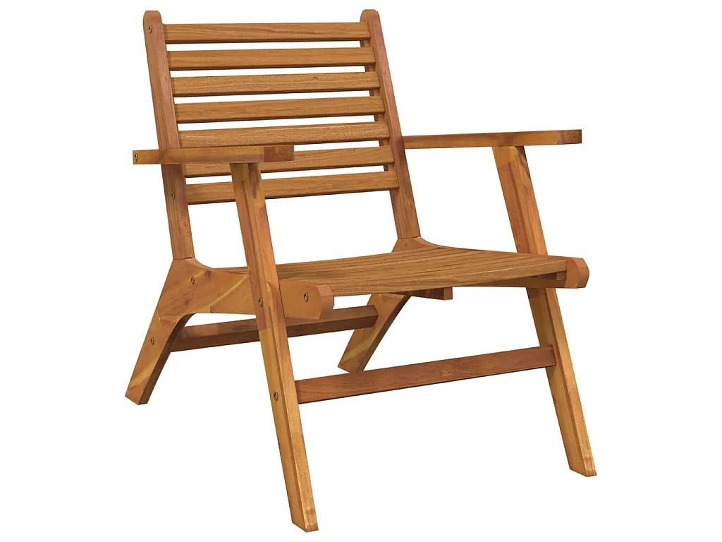 Juego de bistró 3 piezas madera maciza de acacia