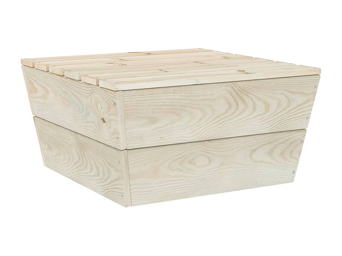 Salon de jardin palette 8 pcs Bois d'épicéa imprégné