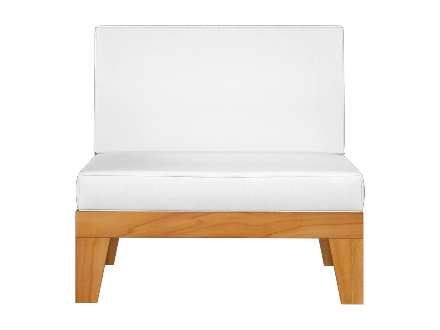 5 pcs conjunto lounge de jardim c/ almofadões acácia maciça