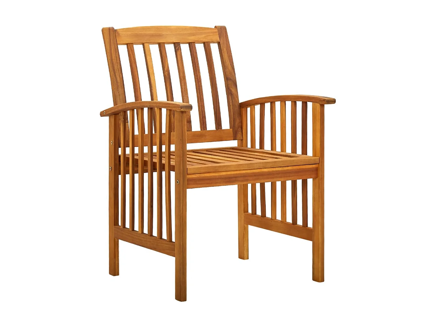 Set da Pranzo da Giardino 7 pz con Cuscini Massello di Acacia