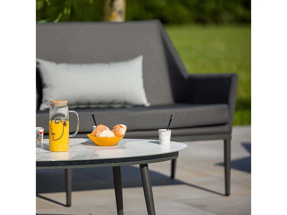 Salon de jardin en aluminium 6 personnes Cabrera