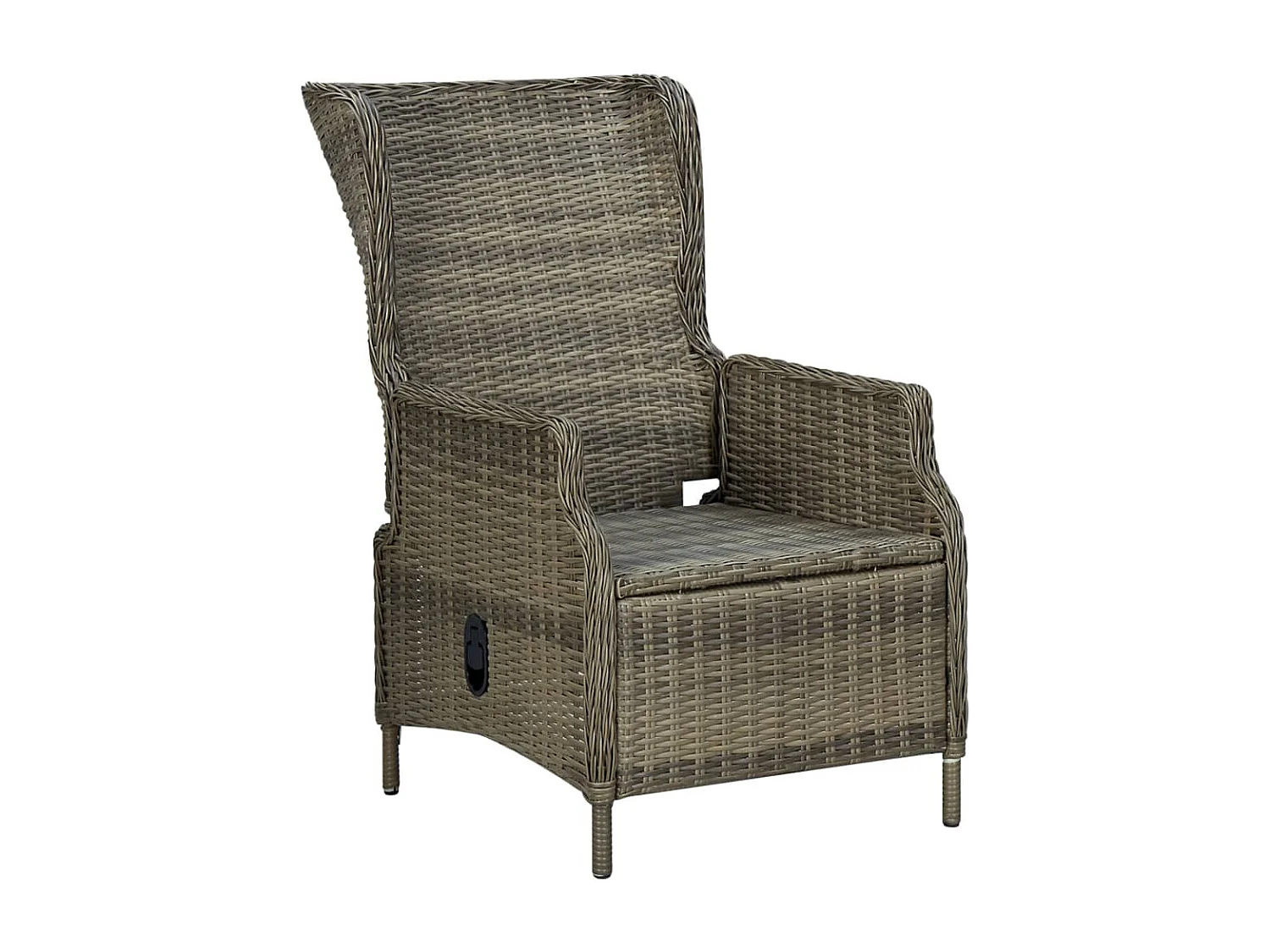 Set Divani da Giardino 3 pz con Cuscini in Polyrattan Marrone