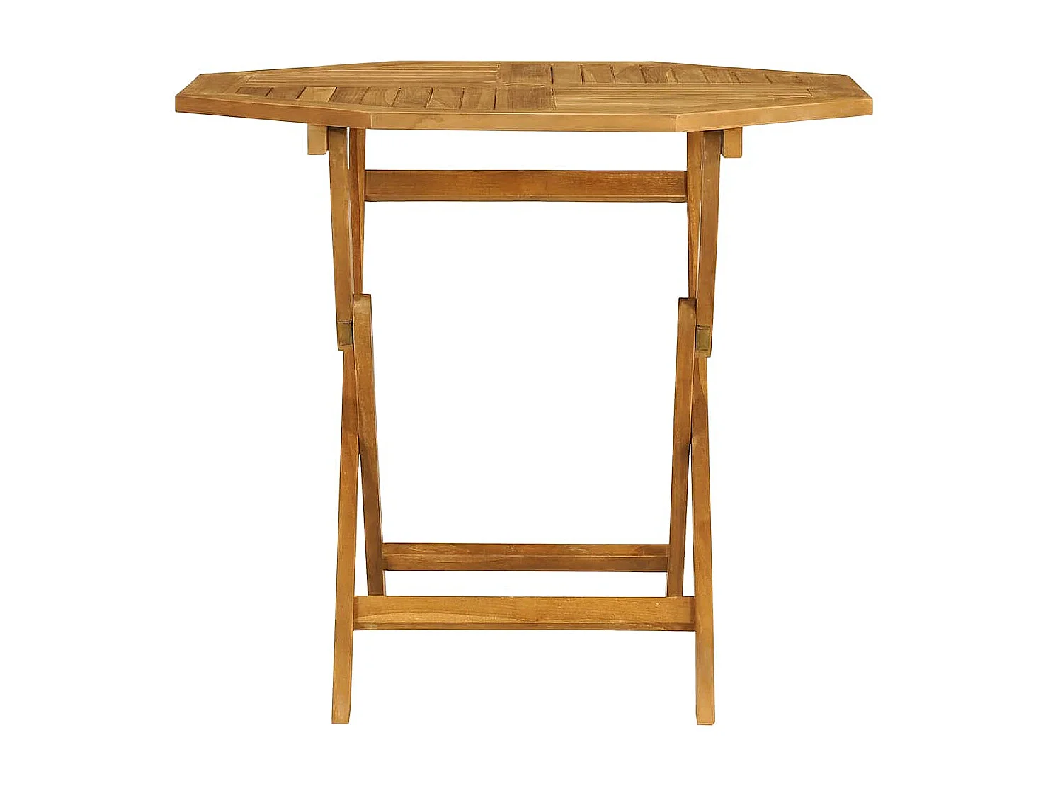 Juego de comedor para jardín 5 piezas madera maciza teca