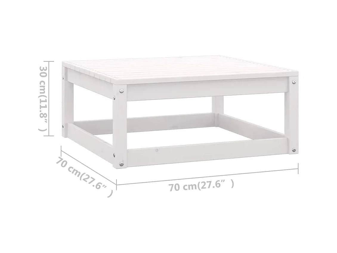 9-tlg. Garten-Lounge-Set mit Kissen Massivholz Kiefer