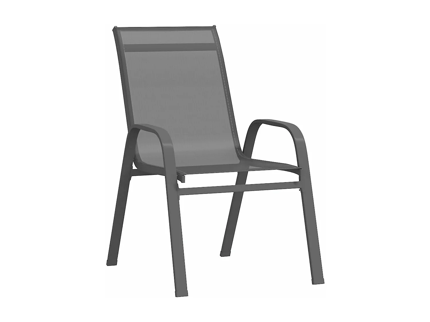 Ensemble de bistro de jardin 3 pcs Gris