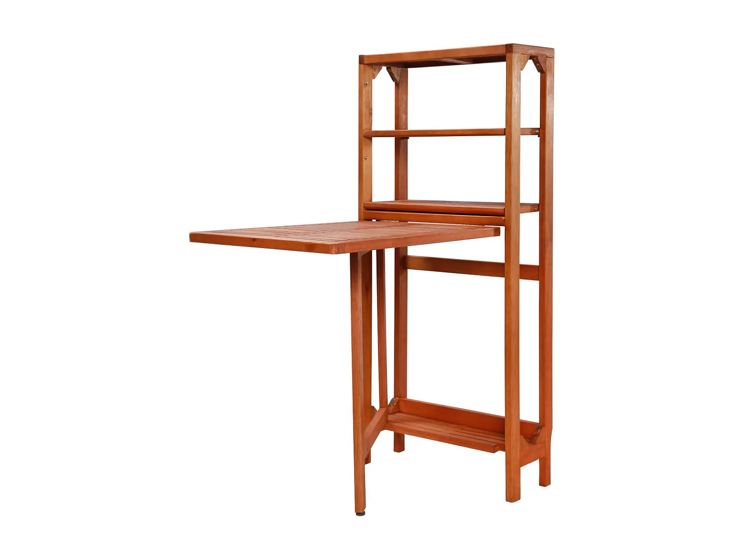 Mobilier de bistro pliable 3 pcs Bois d'acacia solide