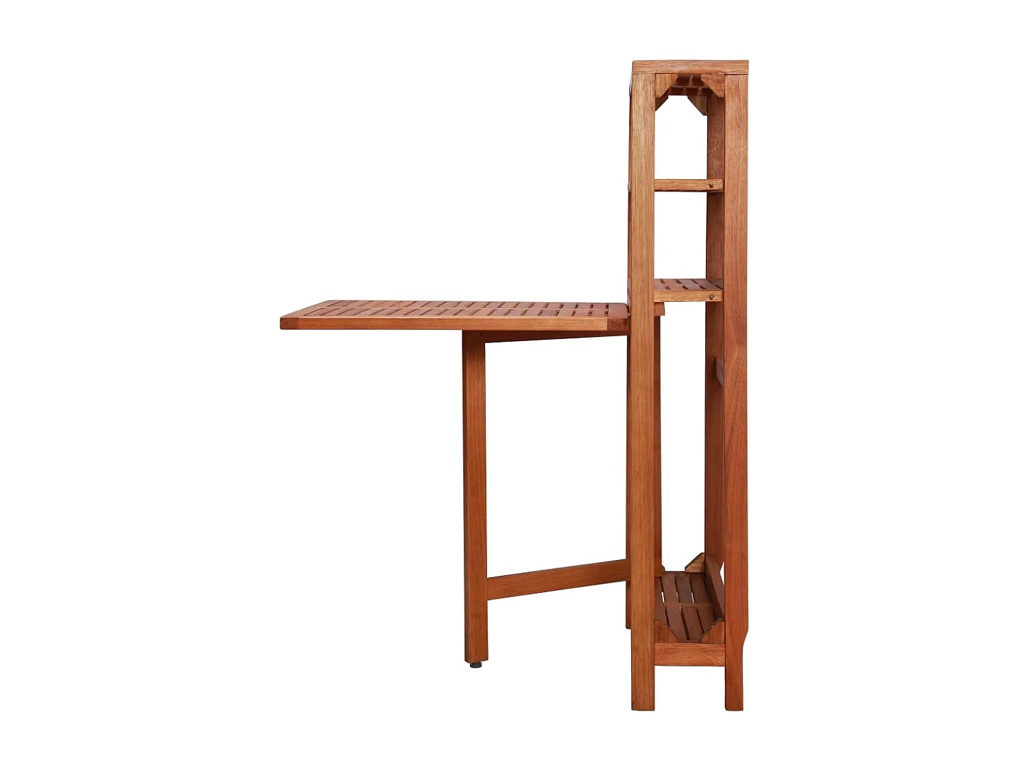 Mobilier de bistro pliable 3 pcs Bois d'acacia solide