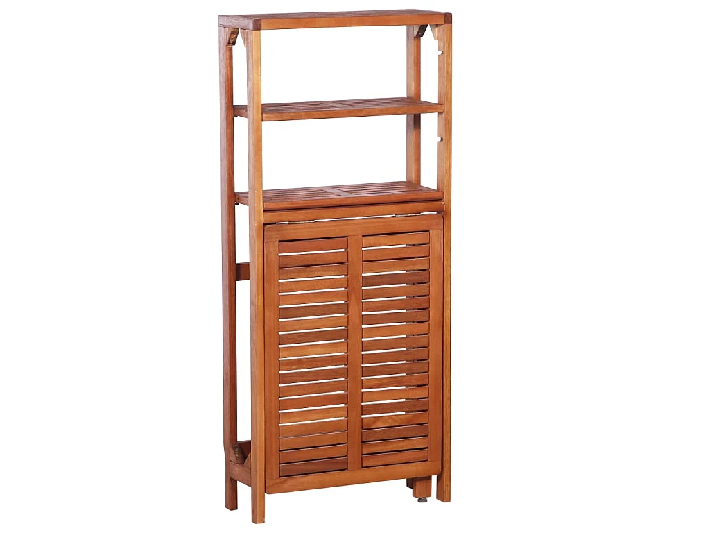 Set da Bistrot 3 pz Pieghevole in Legno Massello di Acacia