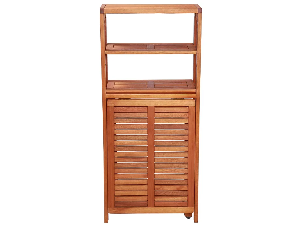 Set da Bistrot 3 pz Pieghevole in Legno Massello di Acacia