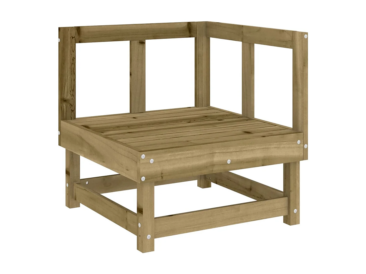 Salon de jardin 3 pcs bois de pin imprégné
