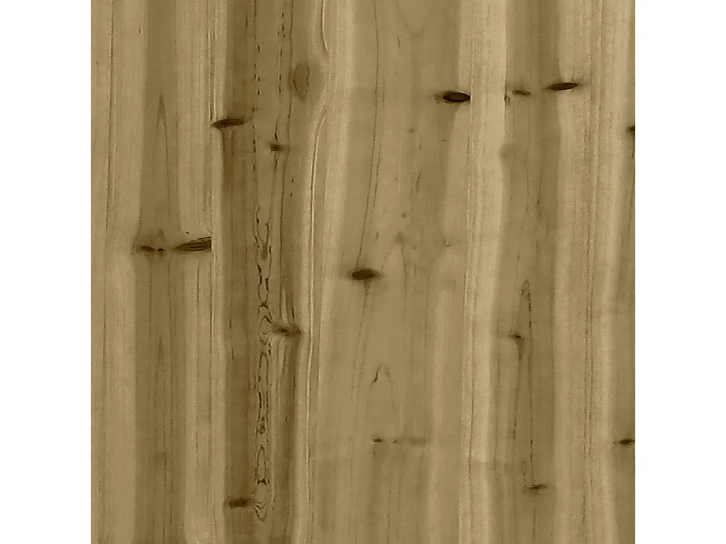 Salon de jardin 3 pcs bois de pin imprégné