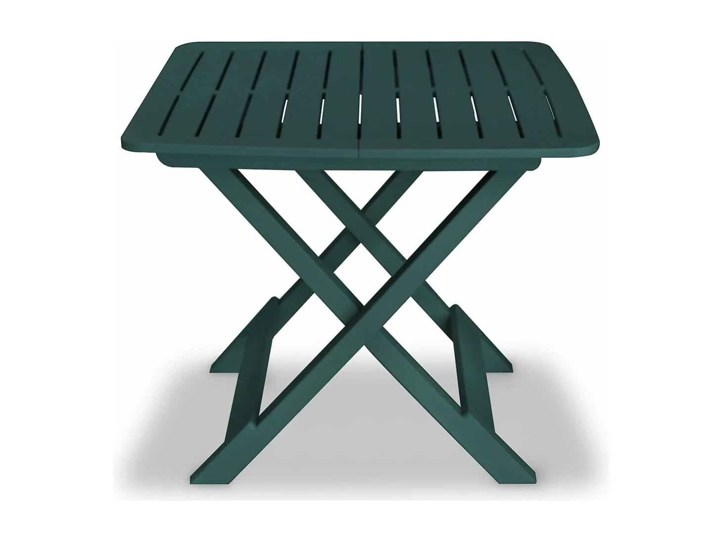 Ensemble de bistro pliable 3 pcs Plastique Vert