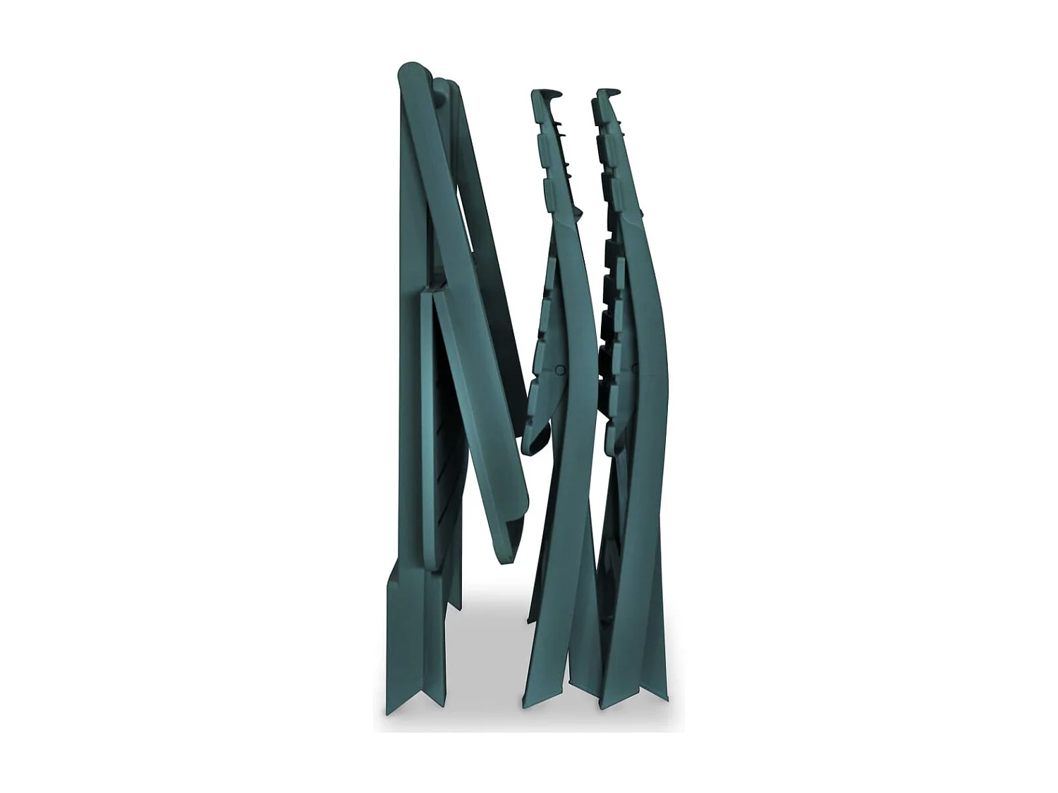 Ensemble de bistro pliable 3 pcs Plastique Vert