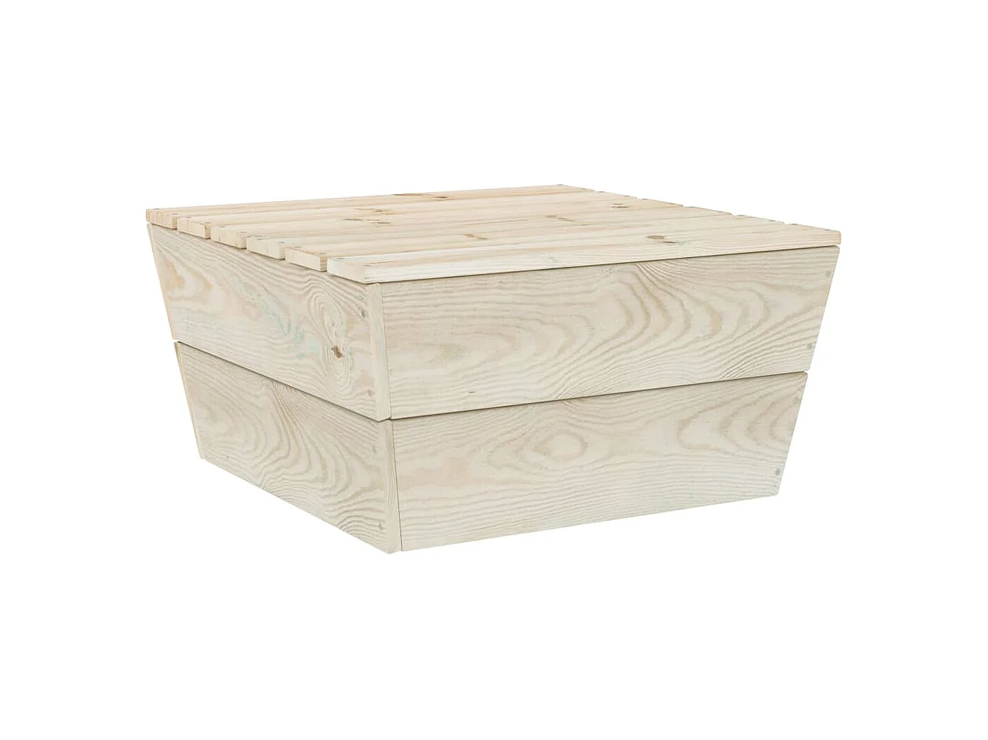 Set Divani da Giardino su Pallet 5 pz con Cuscini Legno Abete