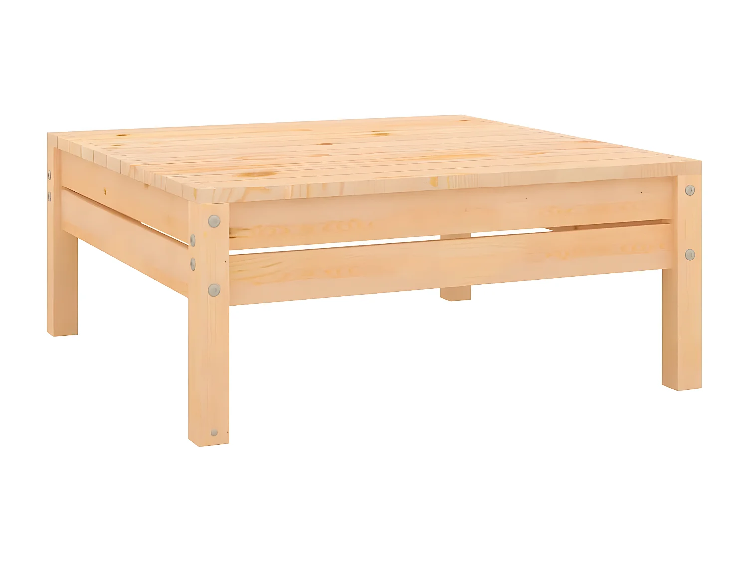 5-tlg. Garten-Lounge-Set Massivholz Kiefer