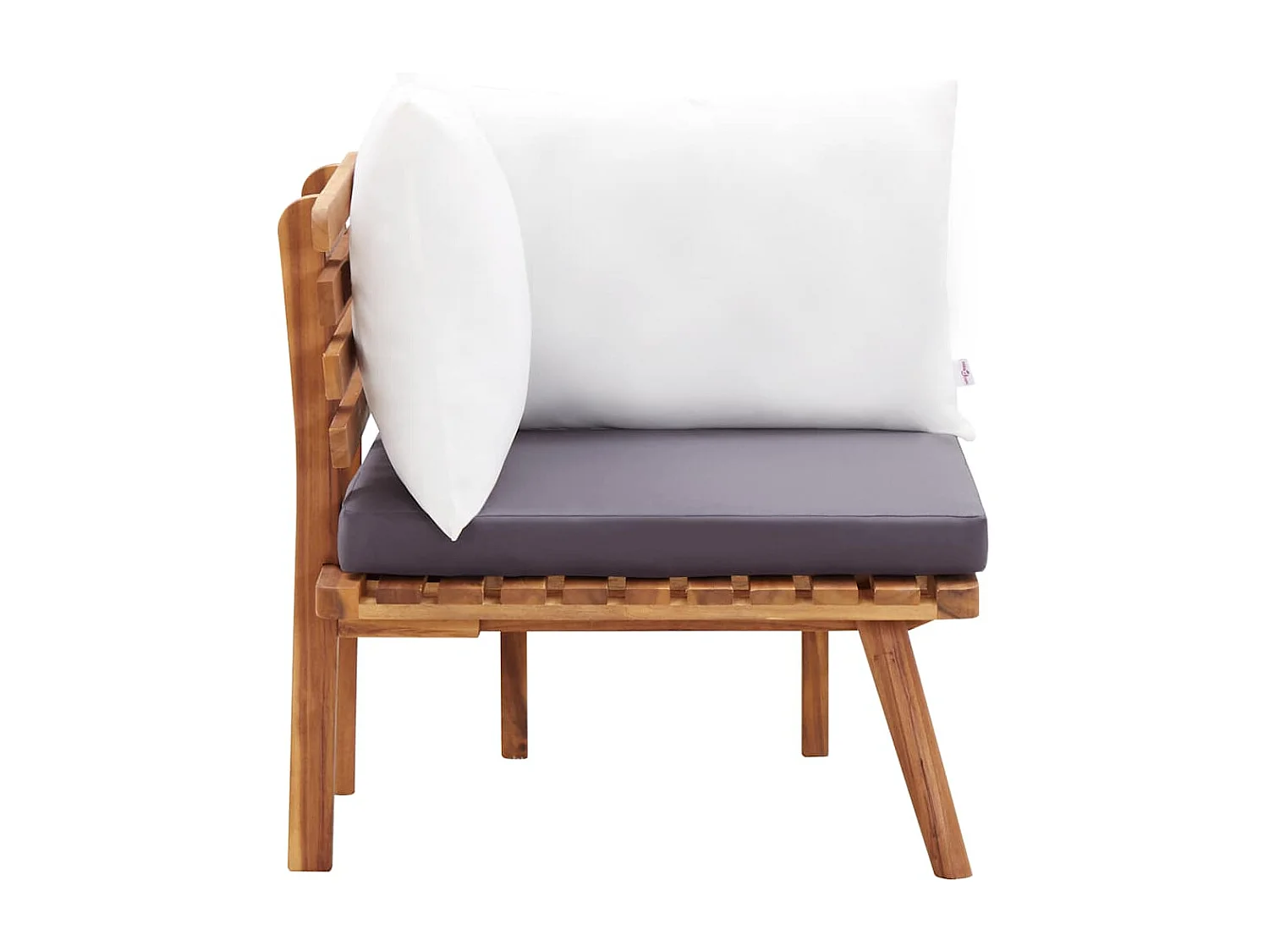 Conjunto lounge de jardim 6 pcs madeira de acácia maciça