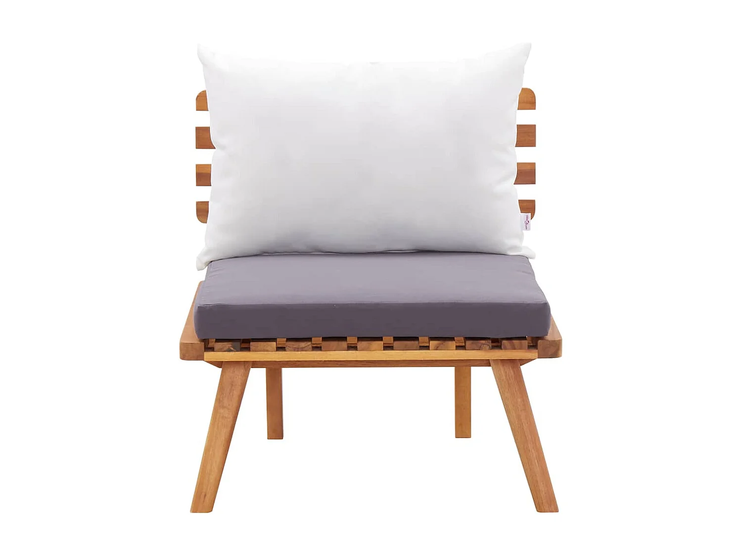 Conjunto lounge de jardim 6 pcs madeira de acácia maciça