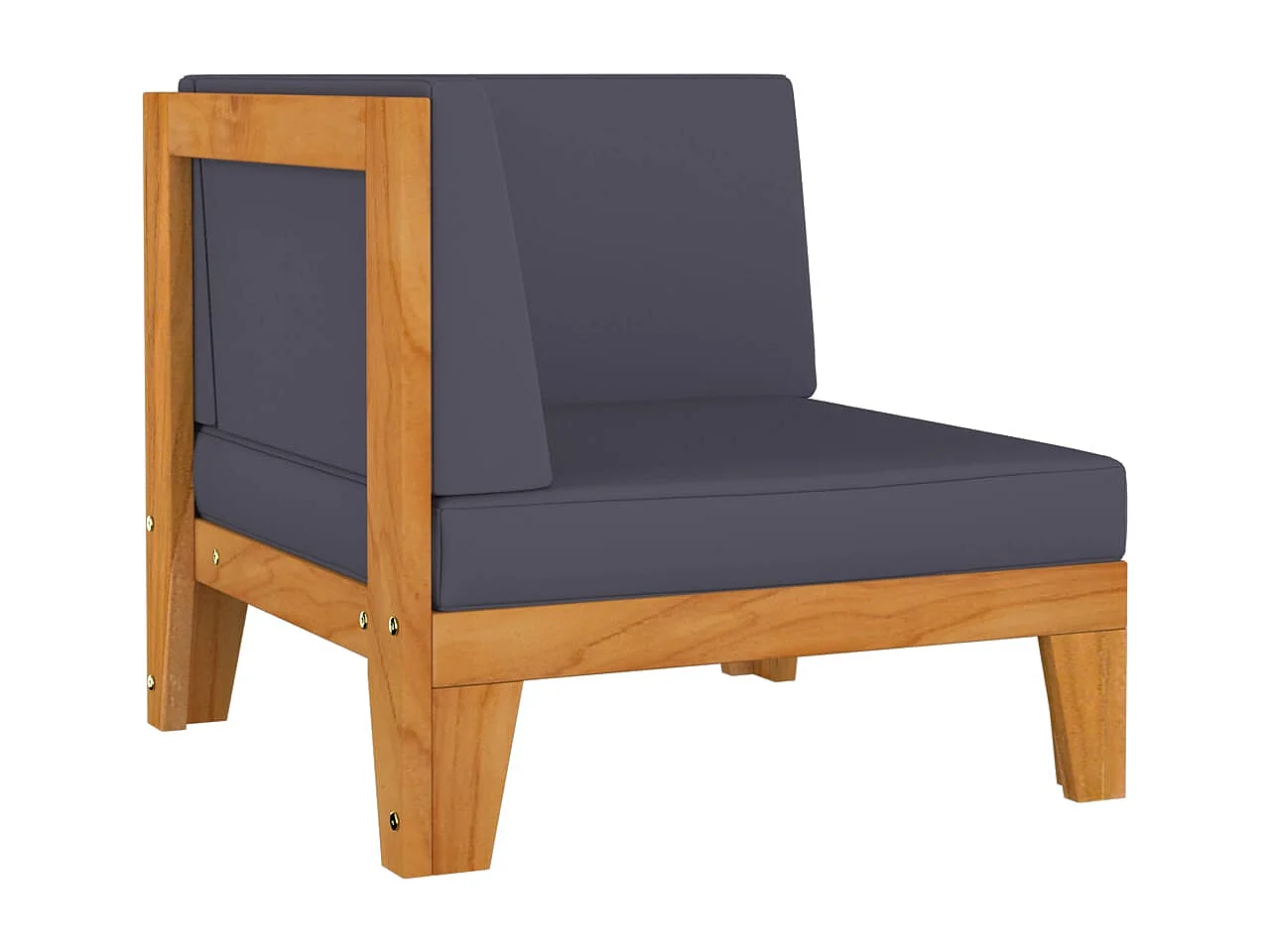 8-tlg. Garten-Lounge-Set mit Kissen Akazie Massivholz