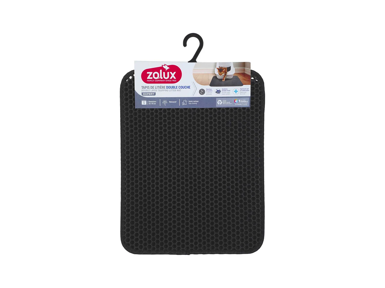 Tapis double fond pour maison de toilette S - 35 x 45 cm