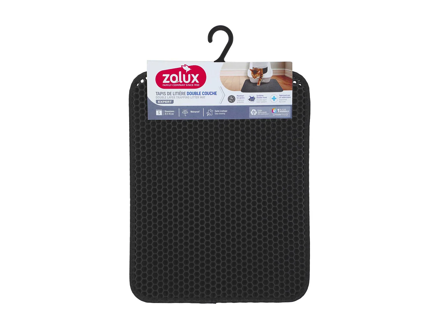 Tapis double fond pour maison de toilette S - 35 x 45 cm