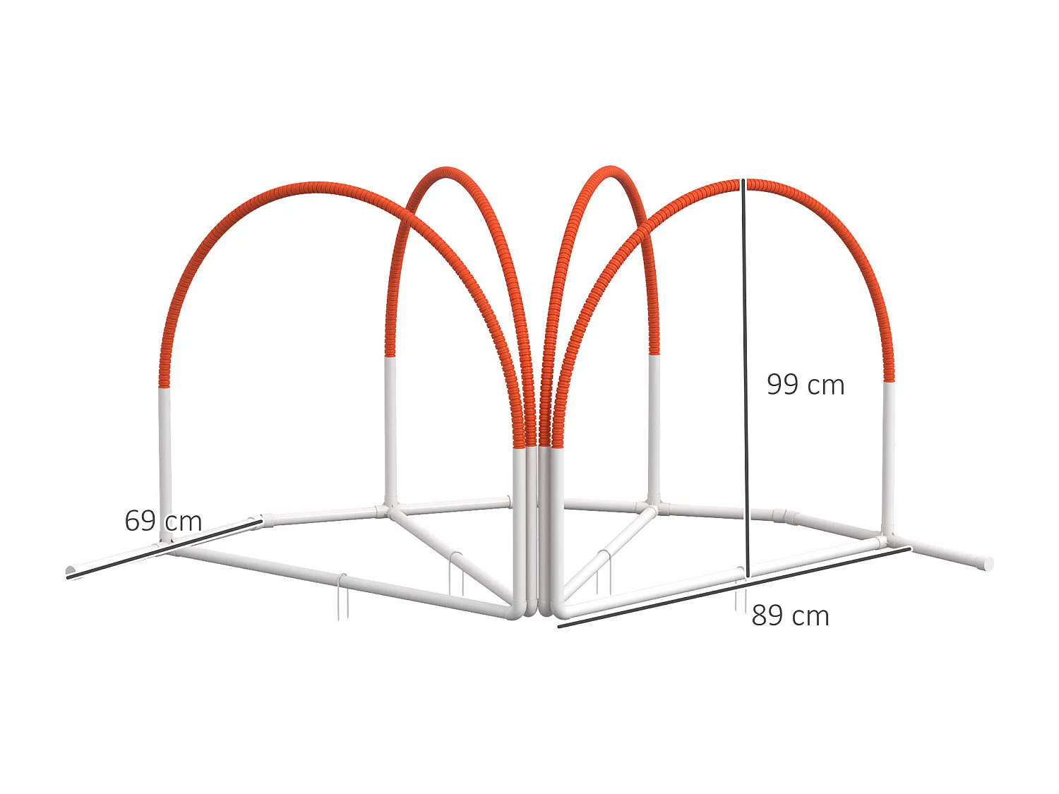 Kit d'agilité pour chien 4 pièces - hooper agility - arceaux entrainement, obstacle, sac de transport inclus