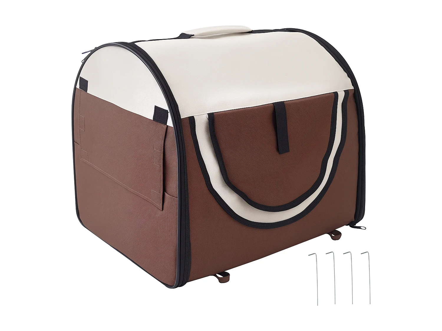 Sac de transport chien caisse pliable chien avec coussin amovible