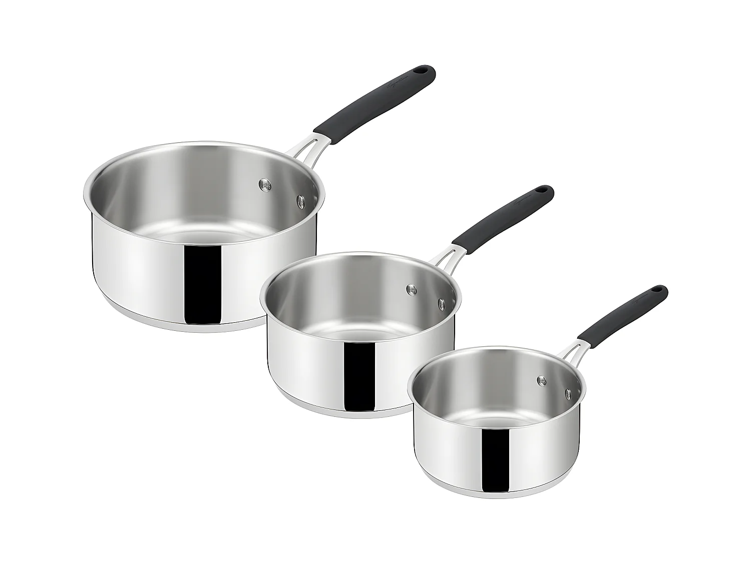 Lagostina Série de 3 casseroles inox 16/18/20cm - 12896600003
