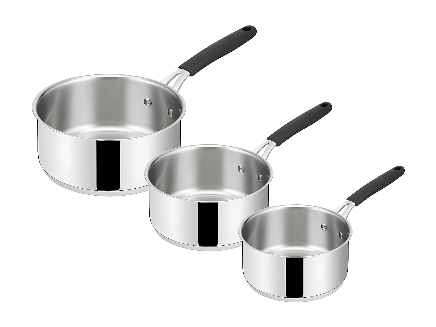 Lagostina Série de 3 casseroles inox 16/18/20cm - 12896600003