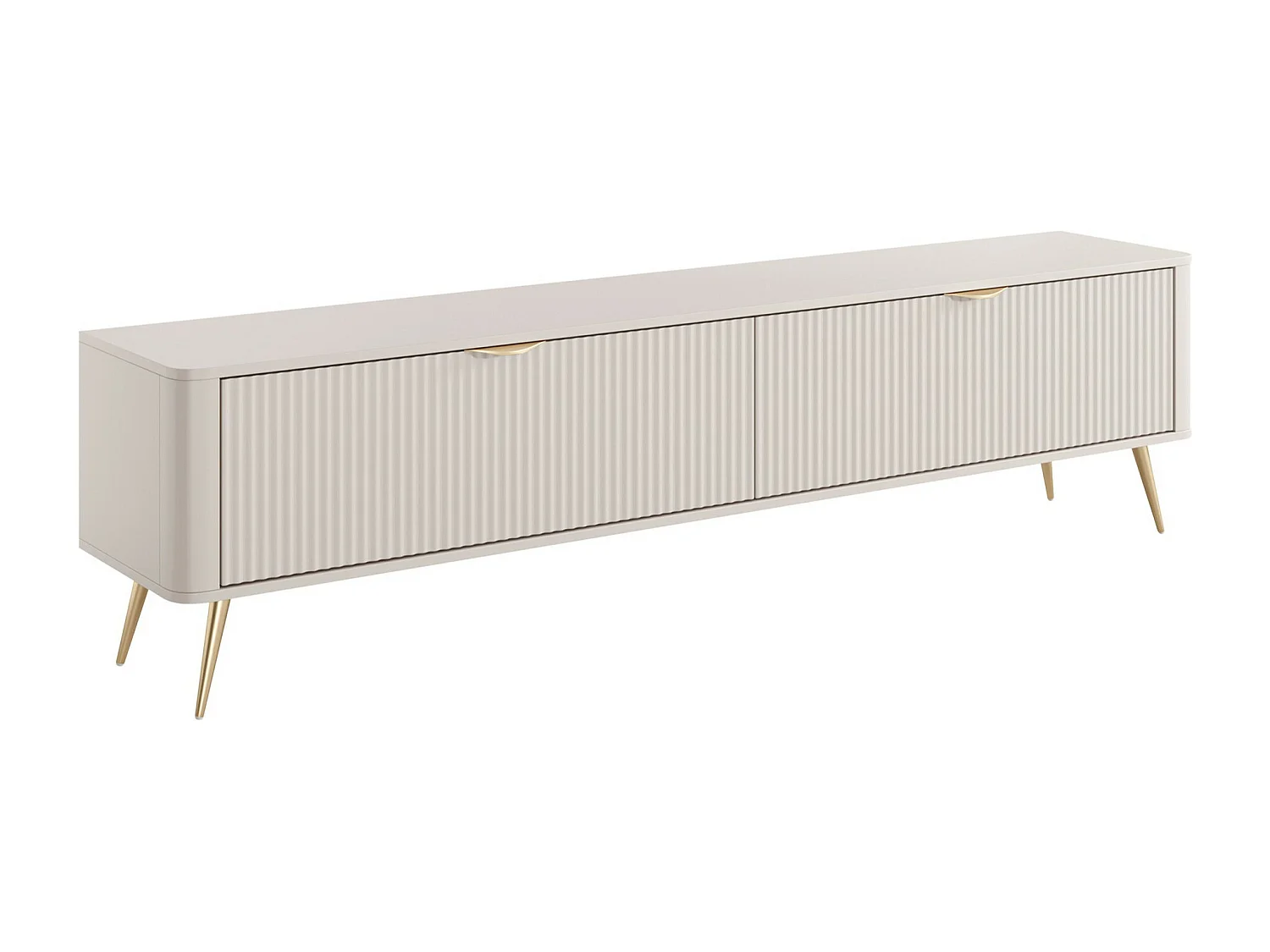 Mueble TV Kingston AC105, Beige, 200x52x38cm