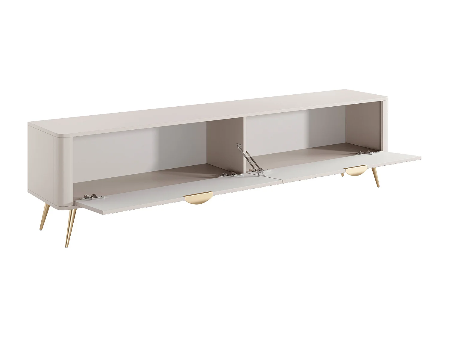 Meuble TV Versoe 105, Beige, 200x52x38cm