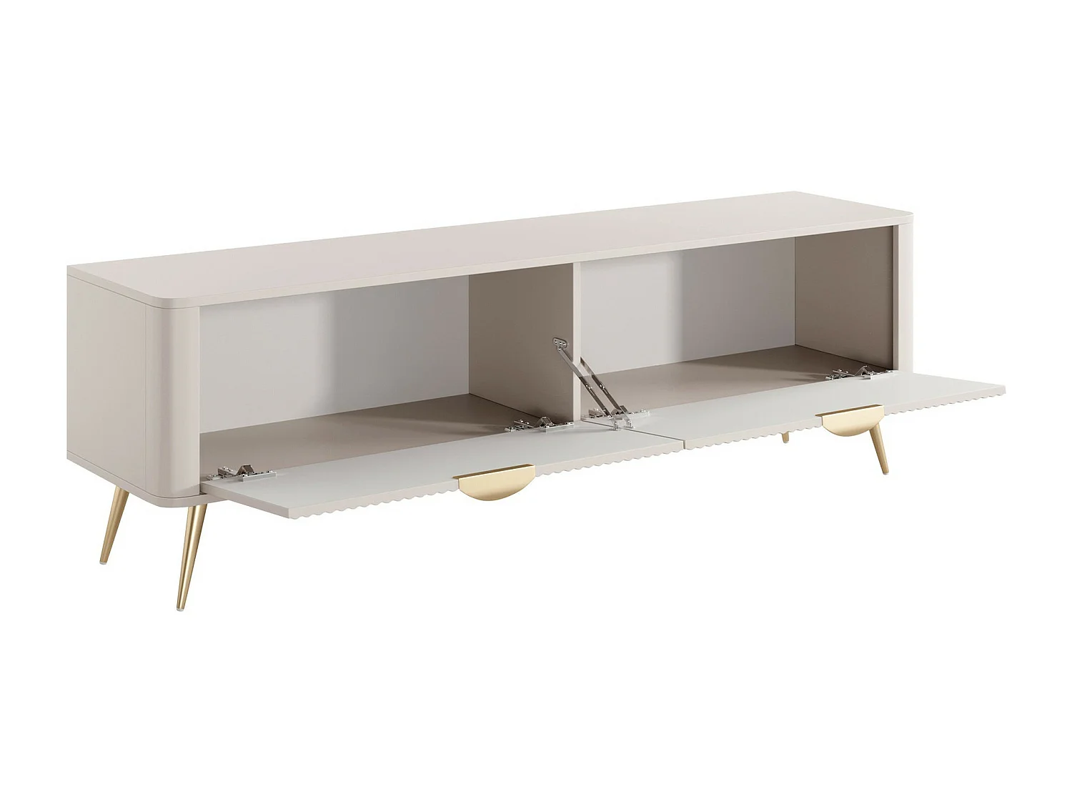 Meuble TV Versoe 104, Beige, 164x52x38cm