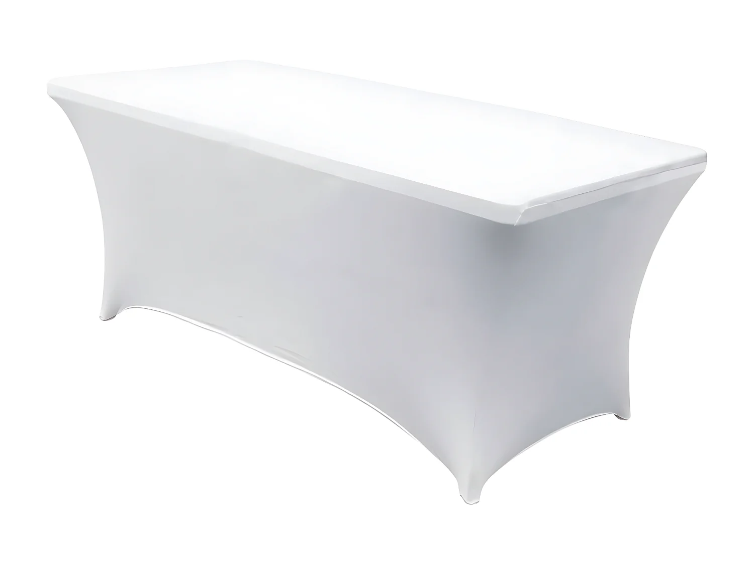 Copertura Protettiva per Tavolo Rettangolare 150x70x74cm Bianco RDM Design&Basic