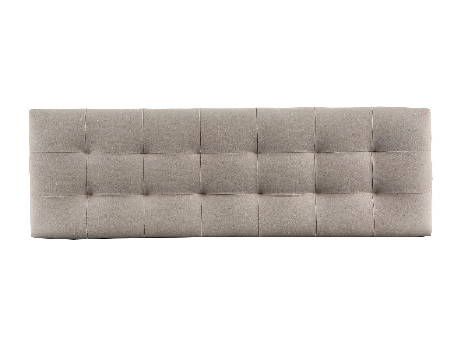 Cabecero de Cama 135 - 145x50x7 VERSALLES Tapizado Microfibra AquaClean Color Beige