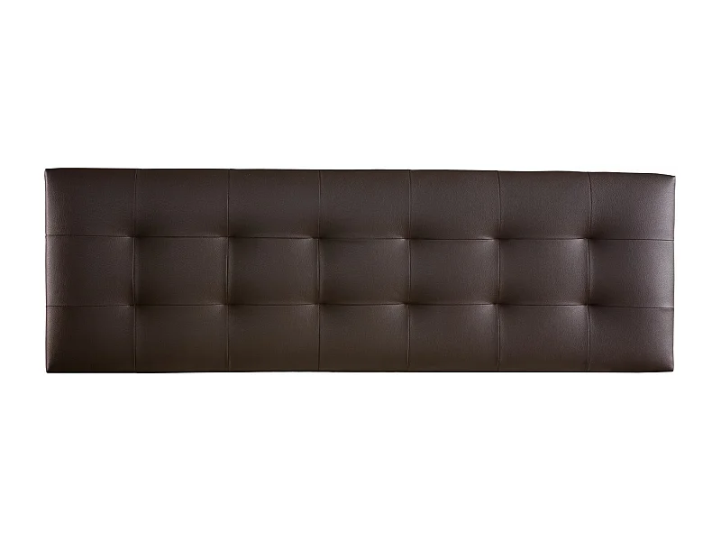Cabecero de Cama 140 - 145x50x7 VERSALLES Tapizado Polipiel Color Chocolate