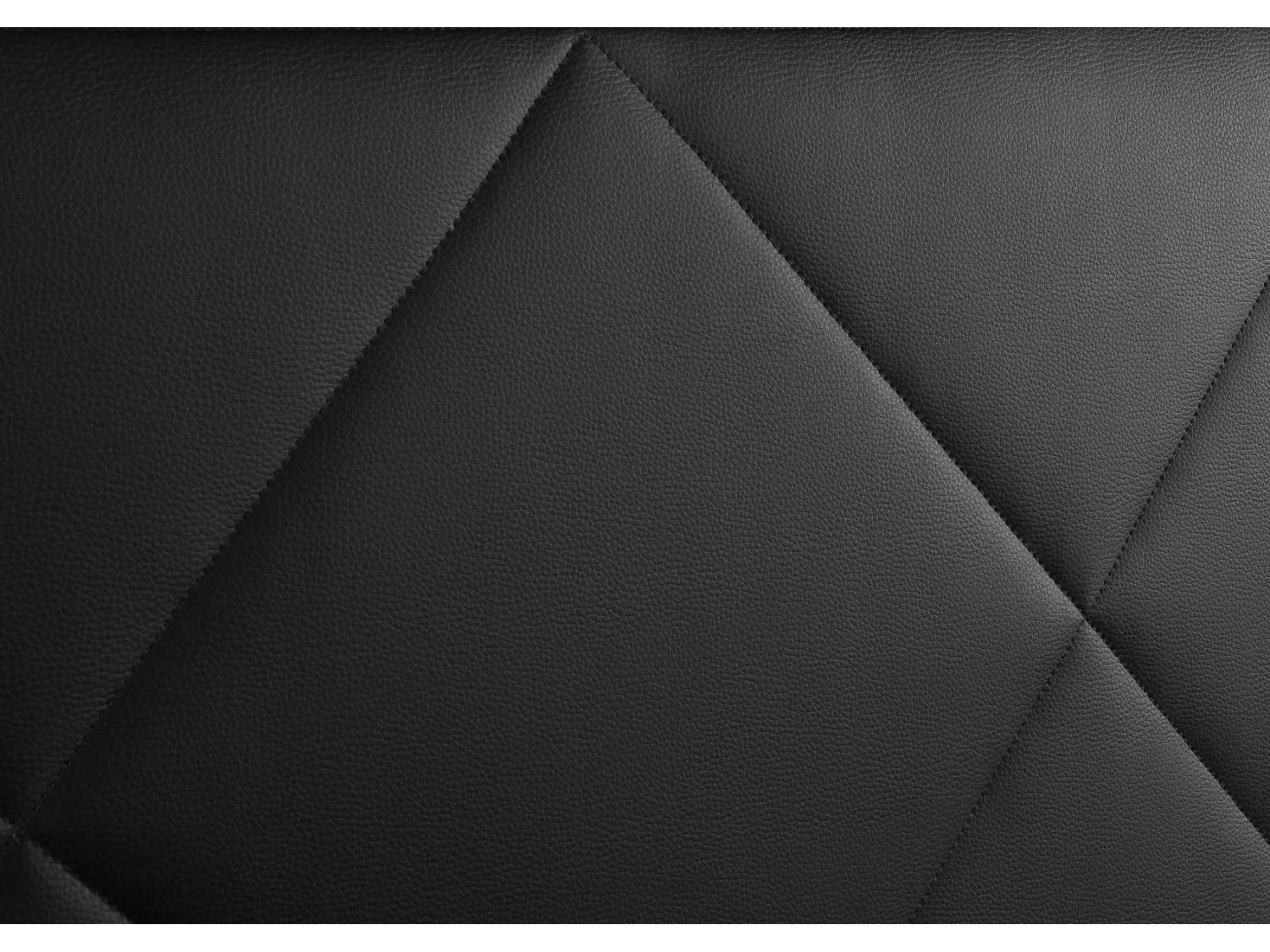 Cabecero de Cama 135 - 145x50x7 SPYGA Tapizado Polipiel Color Negro