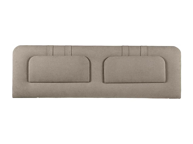 Cabecero de Cama 135 - 145x50x7 BLUME Tapizado Microfibra AquaClean Color Beige