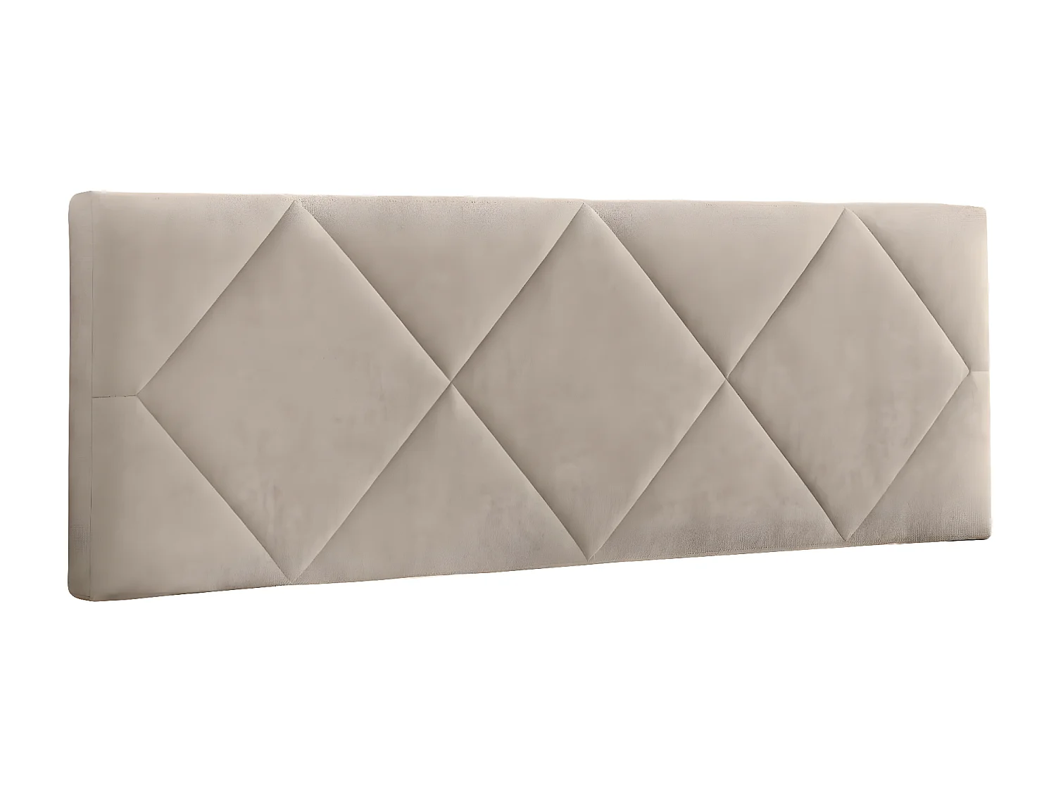 Cabecero de Cama 135 - 145x50x7 SPYGA Tapizado Microfibra AquaClean Color Beige