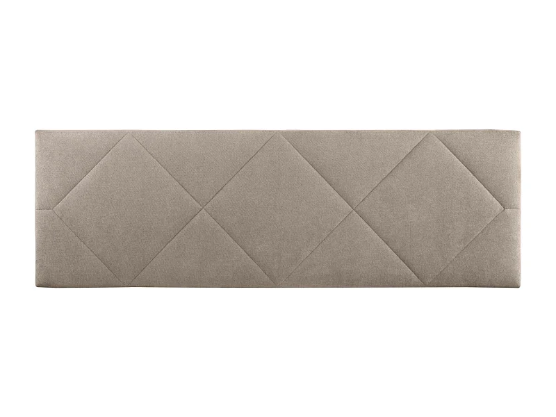 Cabecero de Cama 135 - 145x50x7 SPYGA Tapizado Microfibra AquaClean Color Beige